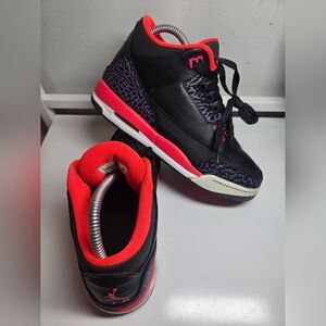 NIKE AIR JORDAN 3 RETRO (GS) "CRIMSON" TRAINERS 398614-005